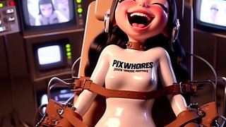 Harrison Marks Presents: Pixwhores Orgasmatron. Cum & drool