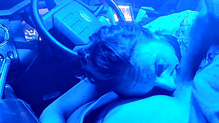 Blowjob in My Truck Cum in Mouth