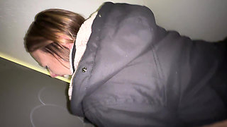 Anal in Public Restroom and Steamy Blowjob in Parking Lot