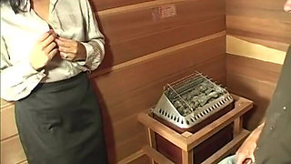 Asian MILF in Stockings Fucked in the Office