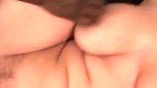 Angel plays with toys and has interracial sex with a black cock