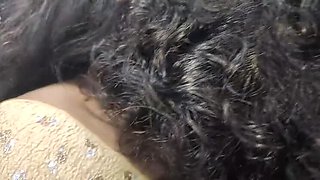Hot Indian Wife in Red Half Saree - Navel Lick & Romantic Kissing