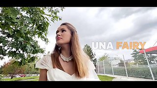 BRIDE4K. Slutty bride showed her perfect natural tits and pussy to strangers: Porn