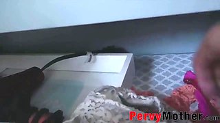 Pervymother.com: freak housewife milf nibbles cushion