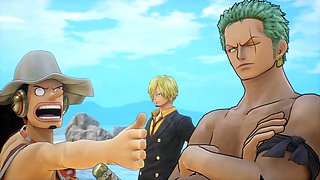 One Piece hentai adventure featuring Nami and Luffy in a wild sex game