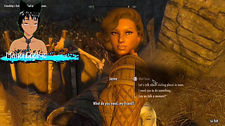 Skyrim B and L Mod - Doing Some Fucking Near a Camp and It Is Beautiful