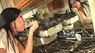Flirtatious MILF Fucks Her Son's Big Dick Friend