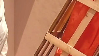 A Beautiful Blonde Artwork Fucked Hard by Dave Hardman's Big Cock