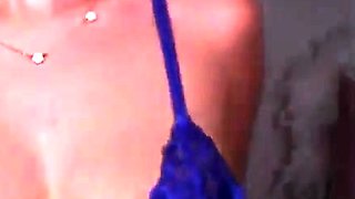 Blonde emo amateur solo masturbation