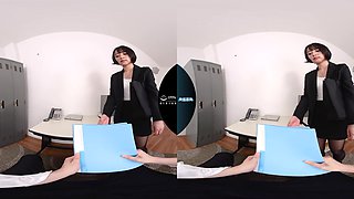 Suzu Monami - My Bossy And Hot Female Boss Takes Advantage Of Me Part 1
