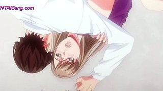 Boy fills both girls during passionate sex - HENTAI 2025