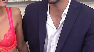 Slim Gal Chloe Temple Goes Down on Dan Damage’s Shaved Ass!