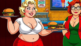 She Knows How to Get a Good Tip. Cartoon