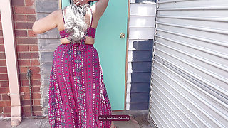 Indian Housewife Cheating with Neighbor - Slow Dance - Lip Lock Kissing & Boob Play