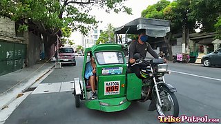 Pinay For Sex Takes Kinky Hot Cum Soaking At Trike Patrol