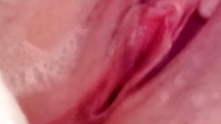 I masturbate and finger my pussy in the bathroom imagining spanking with a dick