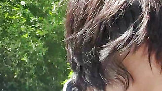 Milf julie nude run outdoors with squirt