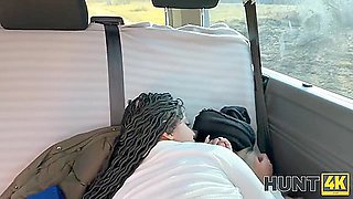 Ball-licking Busty Petite Ebony Fucks Bwc On Bus Free