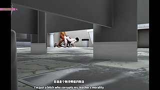 Cheating Wife Babe in Pixels: a Bigboob Fan - 3D Animationtasy