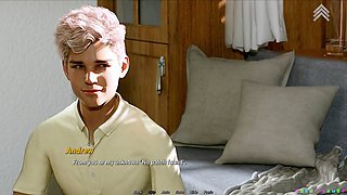 Curvy cougar enjoys some outdoor fun in a naked bisexual threesome