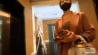 JohnTronX - Amazing Asian babe creampied after hot fuck