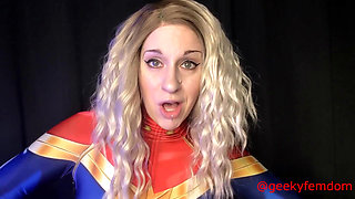 Captain Marvel Sexually Dominate Bucky