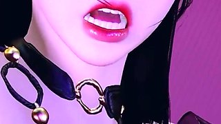 3D Big Boobs Asian Cosplay Slut Have a Hardcore Foot Job Sex