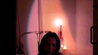 SMALL TIT BRUNETTE TATTOOED TEEN GIRLFRIEND CAUGHT IN SHOWER