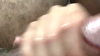 Oiled up BBC Stroking - POV