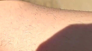 Trimming My Bush and Leg Hair Closeup