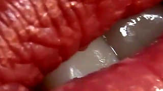 The Dildo Orgasm of a Beautiful Blonde with Horny Cunt and Pussy Balls
