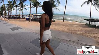 Petite amateur sex Thai teenage relaxing on BWC