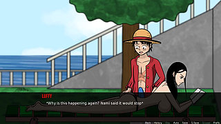 One Slice of Lust (one Piece) V1.6 Part 3 Nico Robin Naked Body Taking Sun
