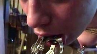 Extreme bondage and submission punishment for naughty teen