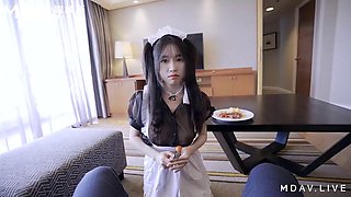 Modelmedia Asia - My Sexy Big Tits Maid Would Say Dirty Words to Seduce Me Every Day