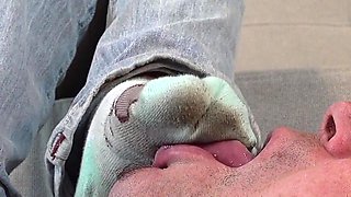 Bethany's Personal Footstool - (dreamgirls in Socks)