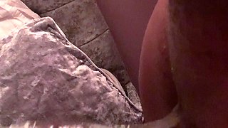 Brunette Slut Gives Blowjob To Big Cock Outdoors