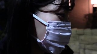 Amateur skater girl outdoor in public fucking for money