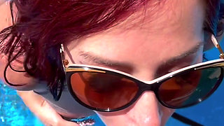 DETONATED my busty stepsister in the pool (homemade porn in Spanish)