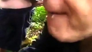 Outdoor Fun Blowjob and Cum with a Sexy Man