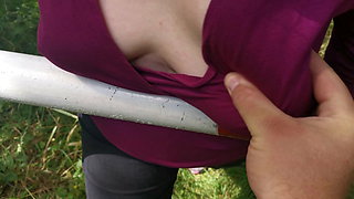 Best of Tit Punishment and Slapping outdoor edition DC