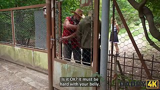 Daddy4k. appointment with dad finished up as a hot outside sex