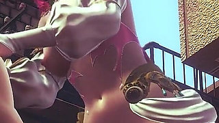 Horny Princess Trix Moans Wildly - Ultimate Pussy Fingering and Orgasm for Big Tits Redhead in Elegant Dress and Stockings