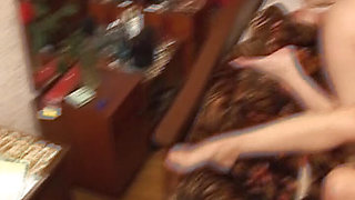 Pretty German amateur dolls riding dicks in hot orgy