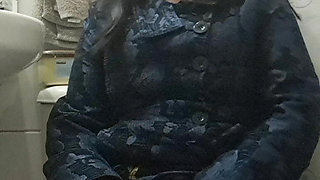 MILF Is Naked Under Her Coat, Ready to Go Out