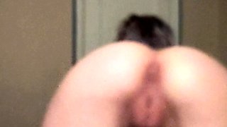 Blonde tight pussy babe solo toy fun in glamour masturbation