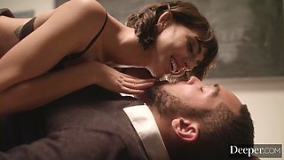 Janice Griffith is a sex addict when she can't stop riding Mickey's cock