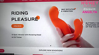 Super Game 18+ Hot Blowjob and Orgasm From Sex Toys From Honey Play Box