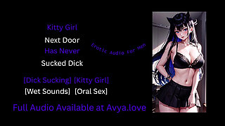 Kitty Girl Next Door Has Never Sucked Dicked Before