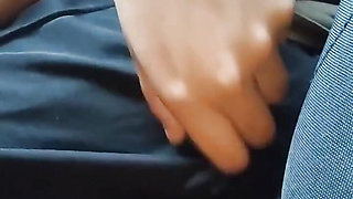 She Lovess to Give Me Handjob on Bus